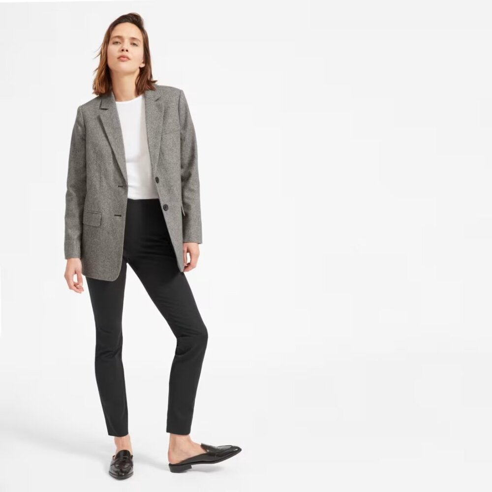 Everlane "The Side-Zip Stretch Cotton Pant"
